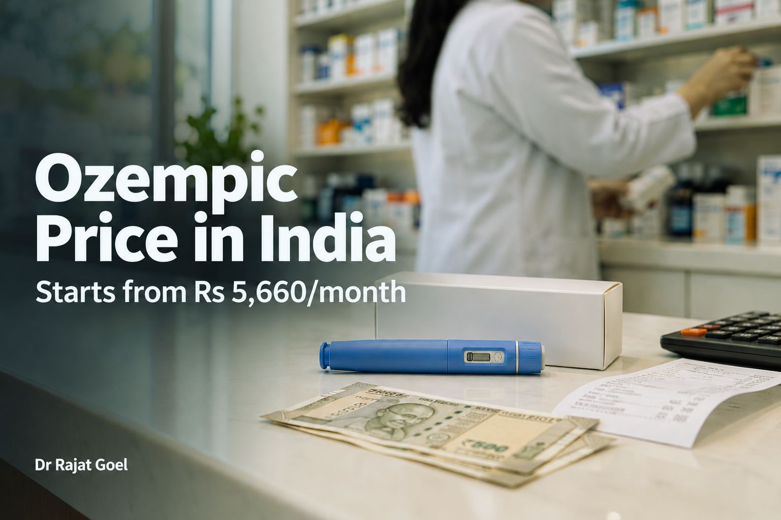 Ozempic Cost in India 2026: Weekly & Monthly Latest Pricing - Dr Rajat Goel